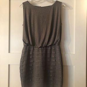 Gray/Gold Cocktail Dress